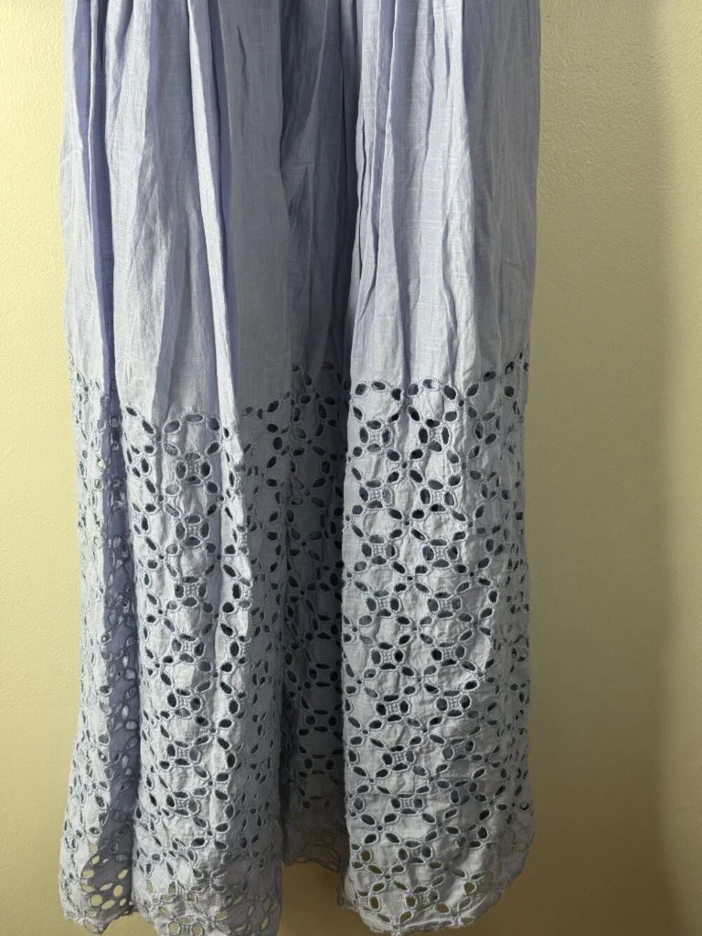 NWT Free People We The Free Perfect Storm Midi Dress in Blue Heron Size XS